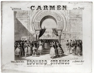 Titelblatt der Partitur des Klavier-Quadrille aus 